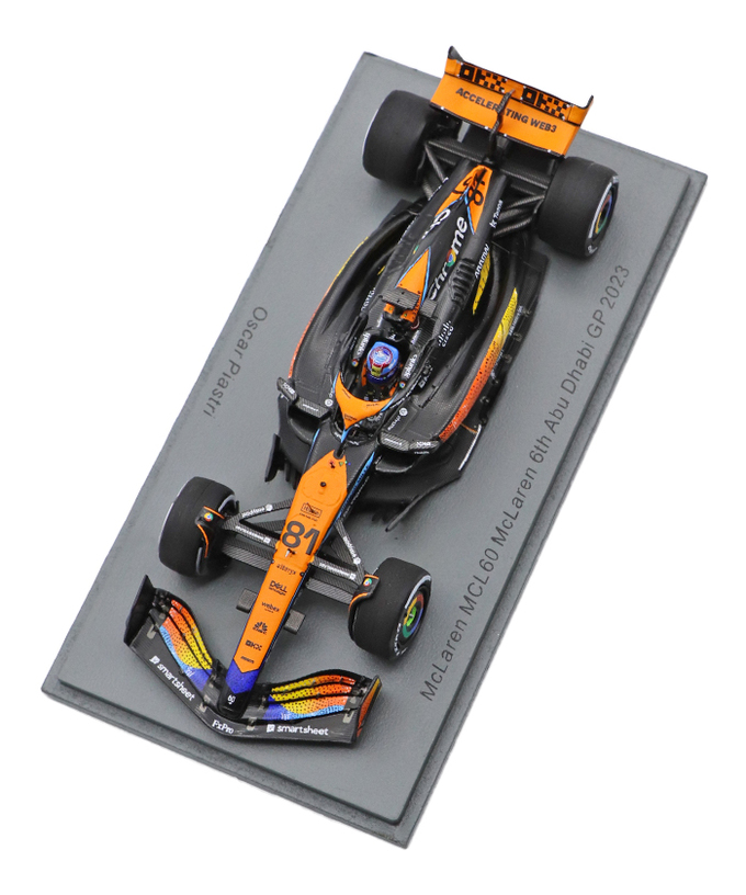 スパーク 1/43スケール マクラーレン MCL60 オスカー・ピアストリ 2023年 アブダビGP /23f1m拡大画像