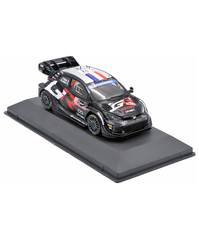 TGR別注 イクソ 1/43スケール トヨタ GR ヤリス ラリー1 ハイブリッド TOYOTA GAZOO Racing WRT 17号車 セバスチャン・オジエ / ヴァンサン・ロンデ 2024年 WRC モンテカルロ ラリー 2位入賞 /TGR_WRC拡大画像