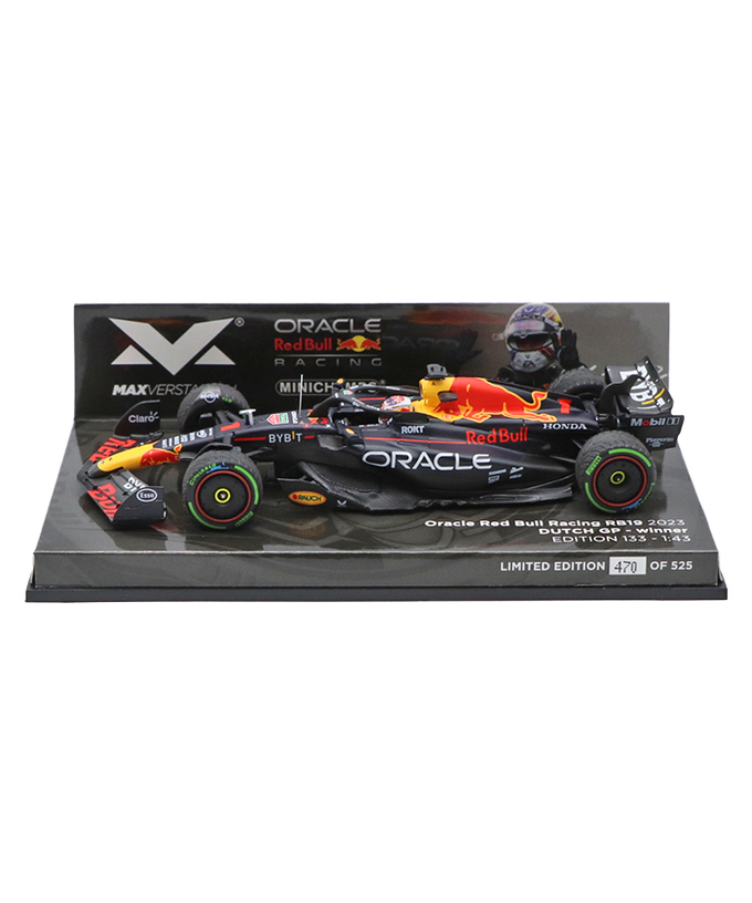 フェルスタッペン別注 ミニチャンプス 1/43スケール オラクル レッドブル レーシング ホンダ RB19 マックス・フェルスタッペン 2023年 オランダGP 優勝 /ARB/23f1m拡大画像