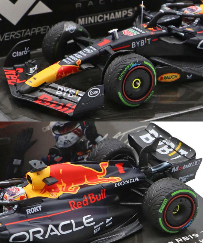 フェルスタッペン別注 ミニチャンプス 1/43スケール オラクル レッドブル レーシング ホンダ RB19 マックス・フェルスタッペン 2023年 オランダGP 優勝 /ARB/23f1m拡大画像