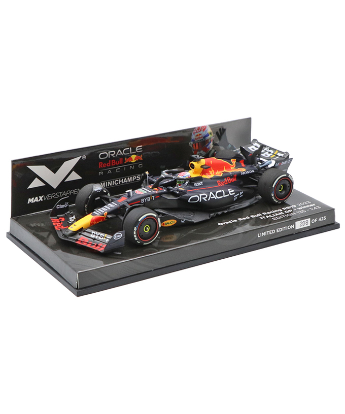 フェルスタッペン別注 ミニチャンプス 1/43スケール オラクル レッドブル レーシング ホンダ RB19 マックス・フェルスタッペン 2023年 イタリアGP 優勝 /ARB/23f1m拡大画像