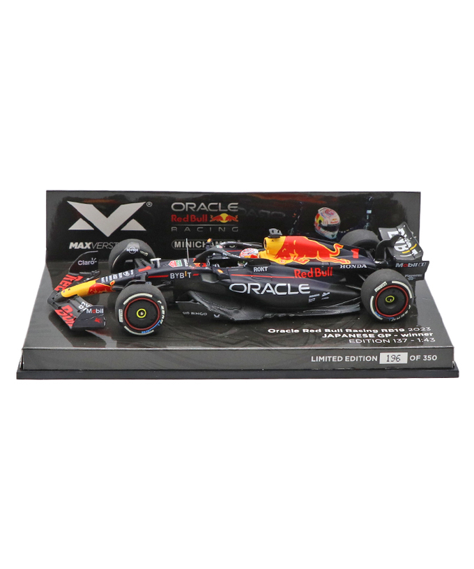 フェルスタッペン別注 ミニチャンプス 1/43スケール オラクル レッドブル レーシング ホンダ RB19 マックス・フェルスタッペン 2023年 日本GP 優勝 /ARB/23f1m拡大画像