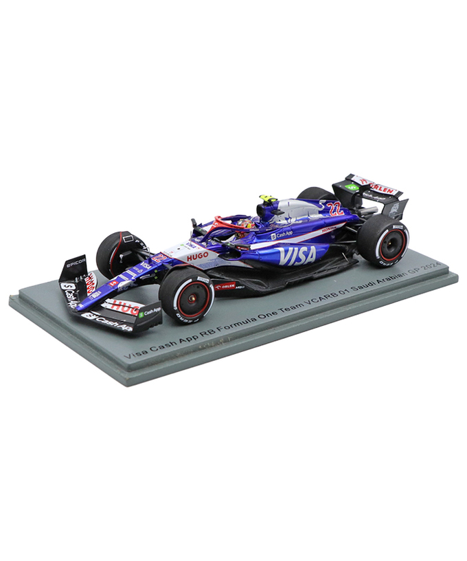 スパーク 1/43スケール VISA CASH APP RB F1 ホンダ VCARB 01 角田裕毅 2024年 サウジアラビアGP /24f1m拡大画像