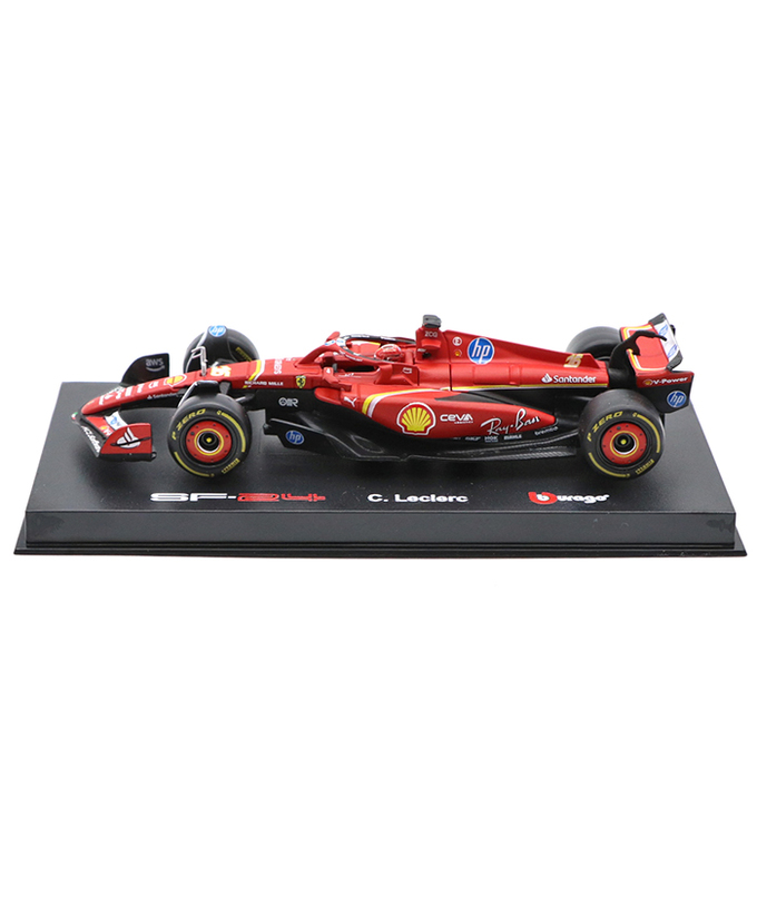 ブラゴ 1/43スケール フェラーリ SF24 シャルル・ルクレール 2024年（ドライバー付属）/24f1m拡大画像