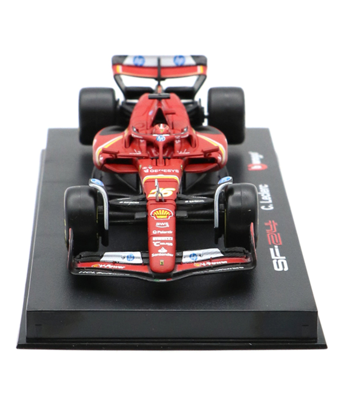 ブラゴ 1/43スケール フェラーリ SF24 シャルル・ルクレール 2024年（ドライバー付属）/24f1m拡大画像