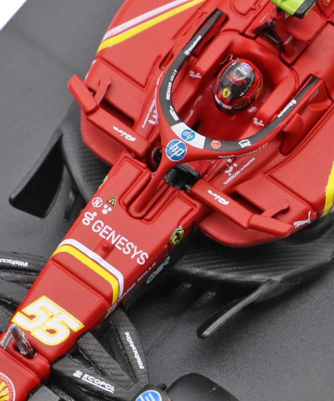 ブラゴ 1/43スケール フェラーリ SF24 カルロス・サインツ 2024年（ドライバー付属）/24f1m拡大画像