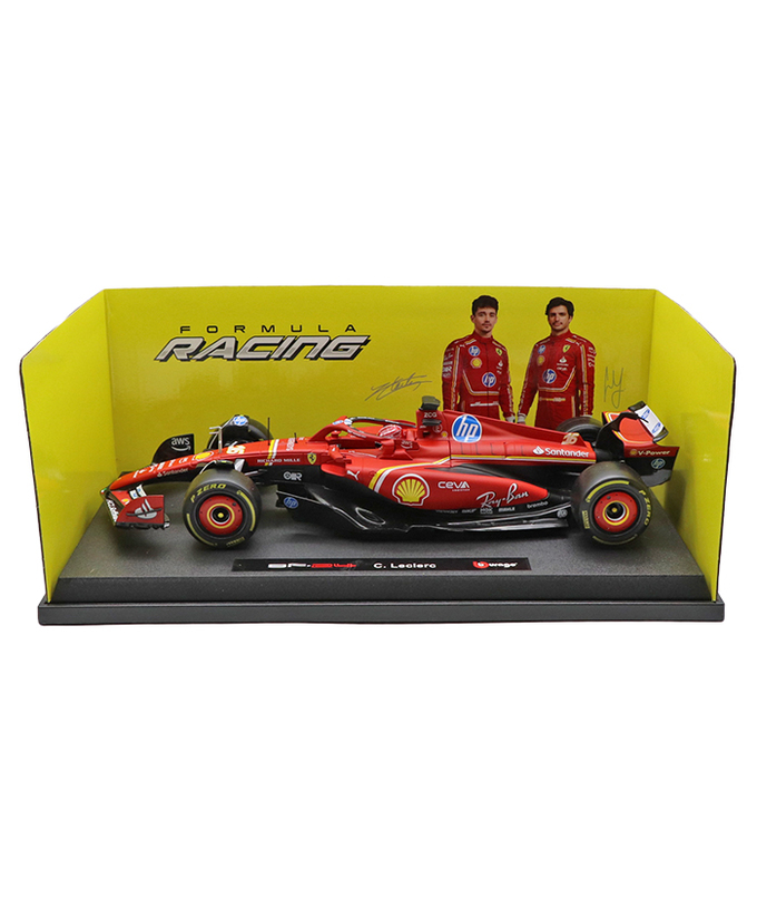 ブラゴ 1/18スケール フェラーリ SF24 シャルル・ルクレール 2024年 /24f1m拡大画像