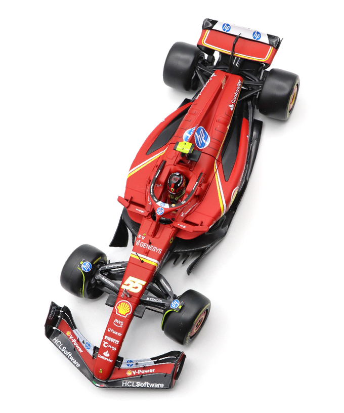 ブラゴ 1/18スケール フェラーリ SF24 カルロス・サインツ 2024年 /24f1m拡大画像