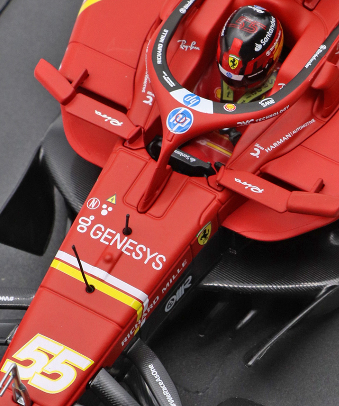 ブラゴ 1/18スケール フェラーリ SF24 カルロス・サインツ 2024年 /24f1m拡大画像