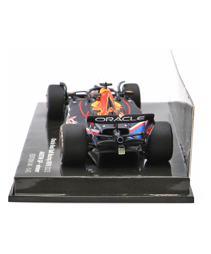 フェルスタッペン別注 ミニチャンプス 1/43スケール オラクル レッドブル レーシング ホンダ RB19 マックス・フェルスタッペン 2023年 アメリカGP 優勝 /ARB/23f1m拡大画像