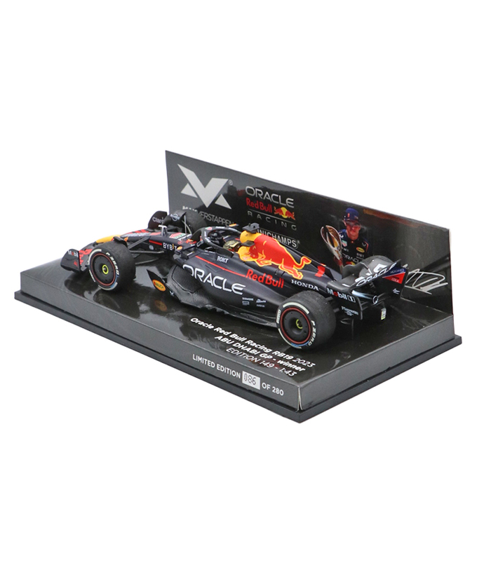 フェルスタッペン別注 ミニチャンプス 1/43スケール オラクル レッドブル レーシング ホンダ RB19 マックス・フェルスタッペン 2023年 アブダビGP 優勝 /ARB/23f1m拡大画像