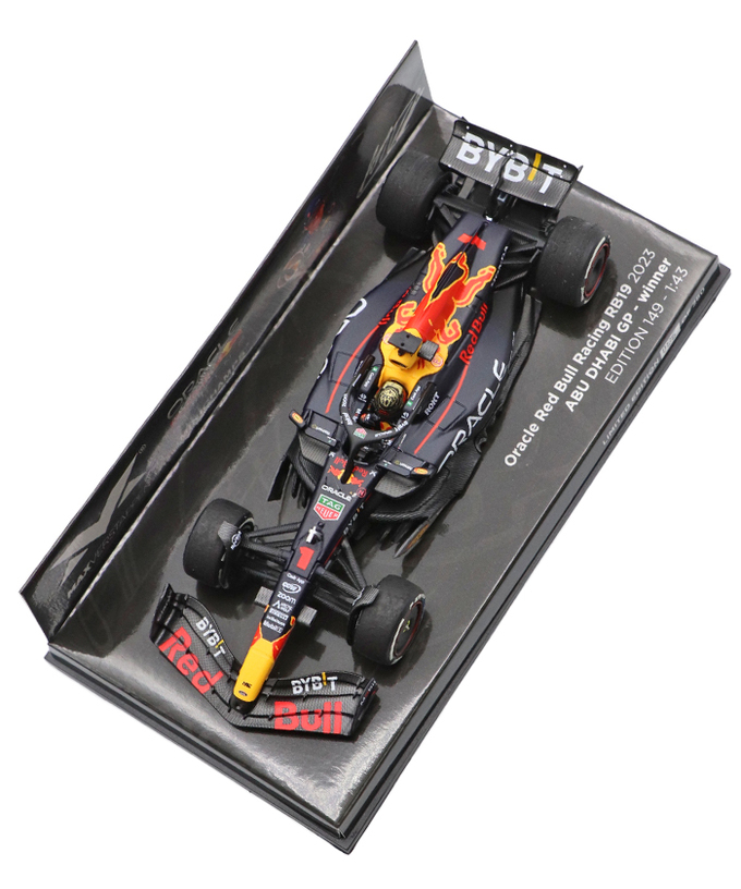 フェルスタッペン別注 ミニチャンプス 1/43スケール オラクル レッドブル レーシング ホンダ RB19 マックス・フェルスタッペン 2023年 アブダビGP 優勝 /ARB/23f1m拡大画像