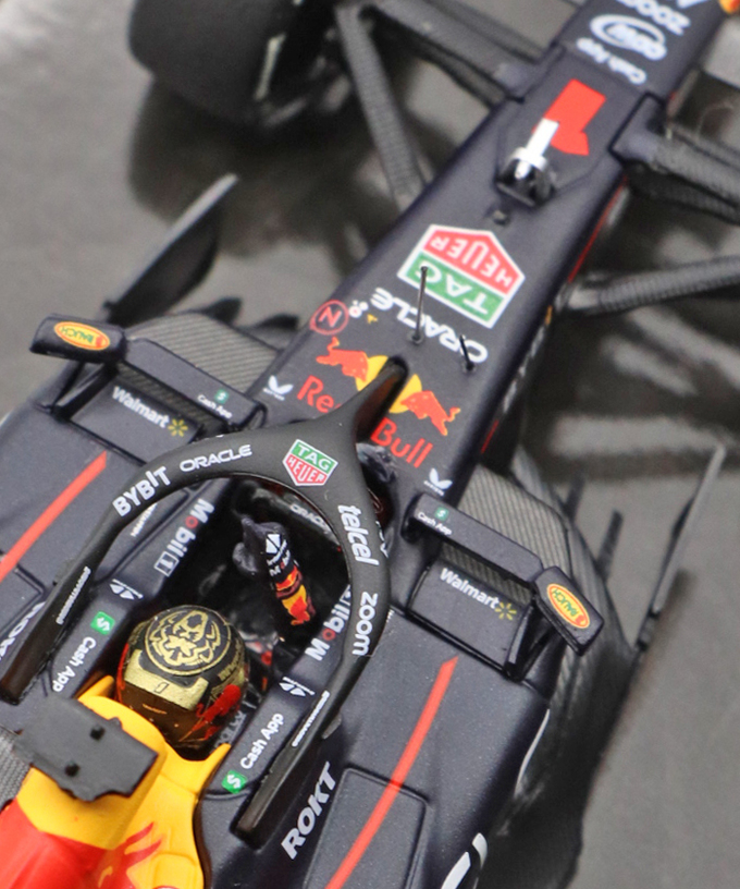 フェルスタッペン別注 ミニチャンプス 1/43スケール オラクル レッドブル レーシング ホンダ RB19 マックス・フェルスタッペン 2023年 アブダビGP 優勝 /ARB/23f1m拡大画像