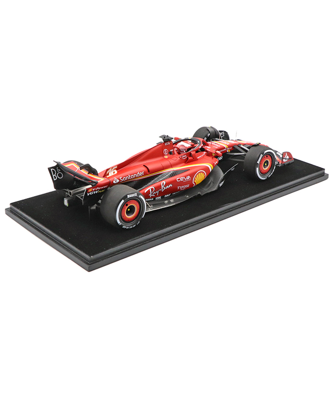 ルックスマート 1/18スケール フェラーリ SF24 シャルル・ルクレール 2024年 サウジアラビアGP 3位入賞/24f1m拡大画像