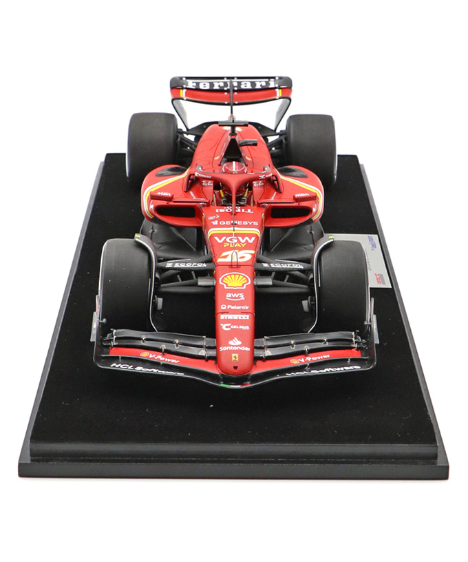 ルックスマート 1/18スケール フェラーリ SF24 シャルル・ルクレール 2024年 サウジアラビアGP 3位入賞/24f1m拡大画像