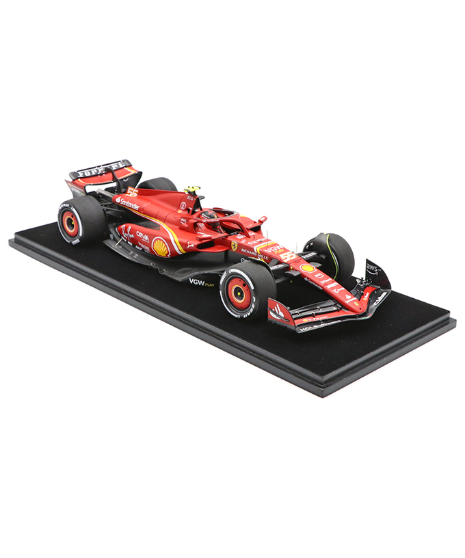 ルックスマート 1/18スケール フェラーリ SF24 カルロス・サインツ 2024年 バーレーンGP/24f1m拡大画像