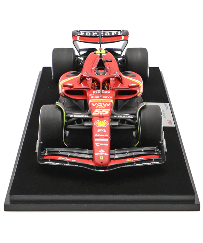 ルックスマート 1/18スケール フェラーリ SF24 カルロス・サインツ 2024年 バーレーンGP/24f1m拡大画像