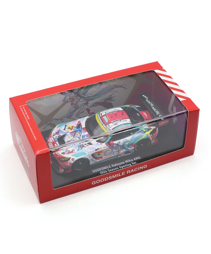 グッドスマイルレーシング別注 スパーク 1/43スケール グッドスマイル 初音ミク AMG 2024年 スーパーGT GT300 開幕戦Ver.拡大画像