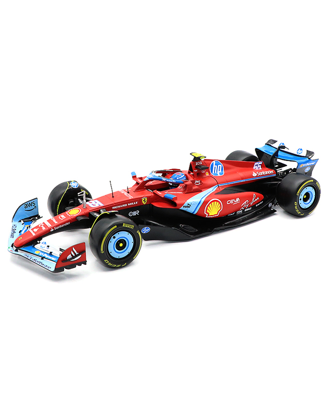 ブラゴ 1/18スケール フェラーリ SF24 カルロス・サインツ 2024年 マイアミGP /24f1m拡大画像