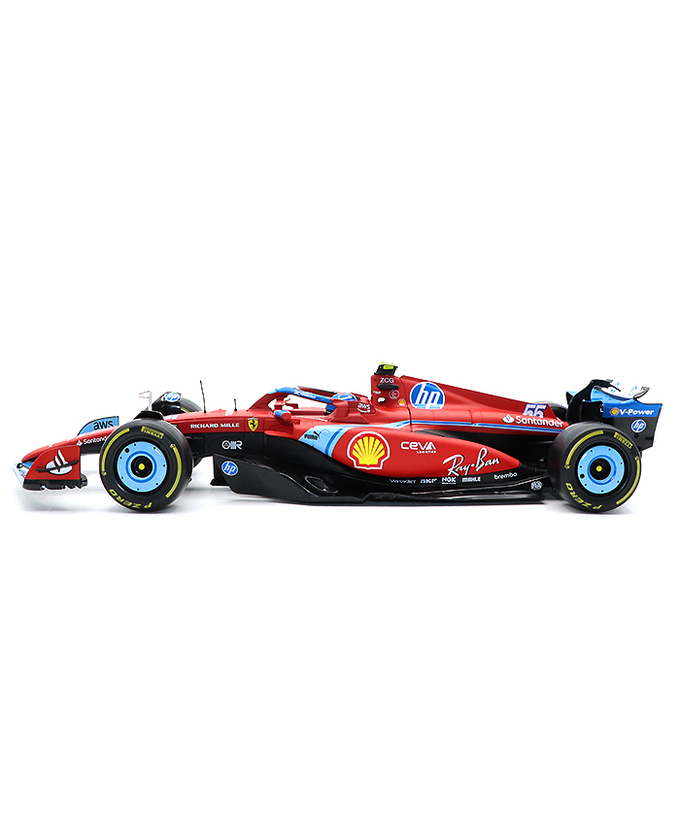 ブラゴ 1/18スケール フェラーリ SF24 カルロス・サインツ 2024年 マイアミGP /24f1m拡大画像