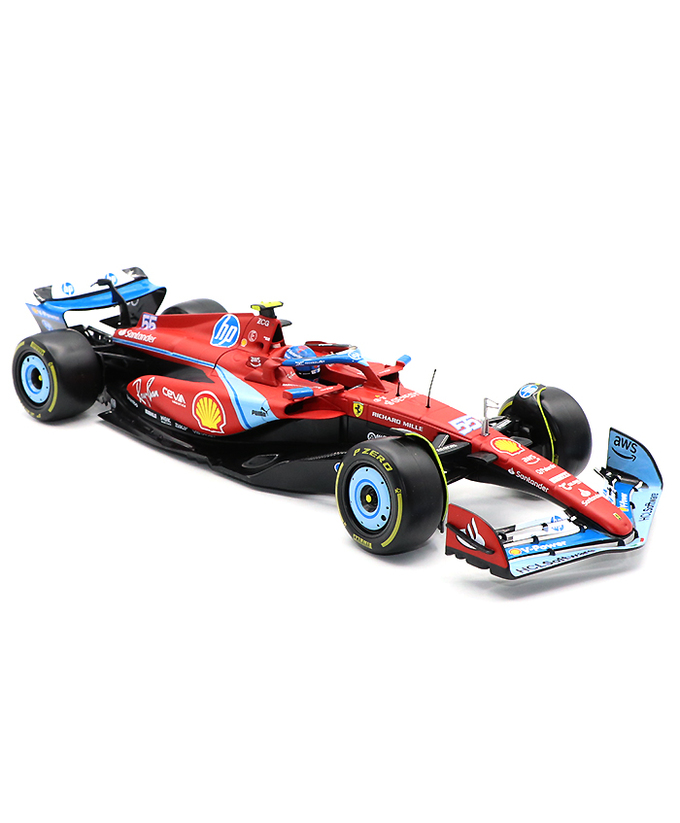 ブラゴ 1/18スケール フェラーリ SF24 カルロス・サインツ 2024年 マイアミGP /24f1m拡大画像