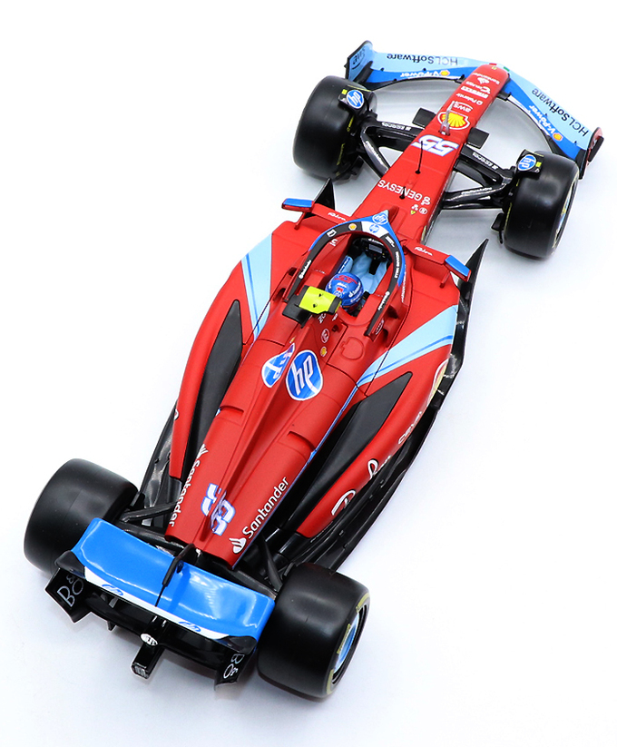 ブラゴ 1/18スケール フェラーリ SF24 カルロス・サインツ 2024年 マイアミGP /24f1m拡大画像