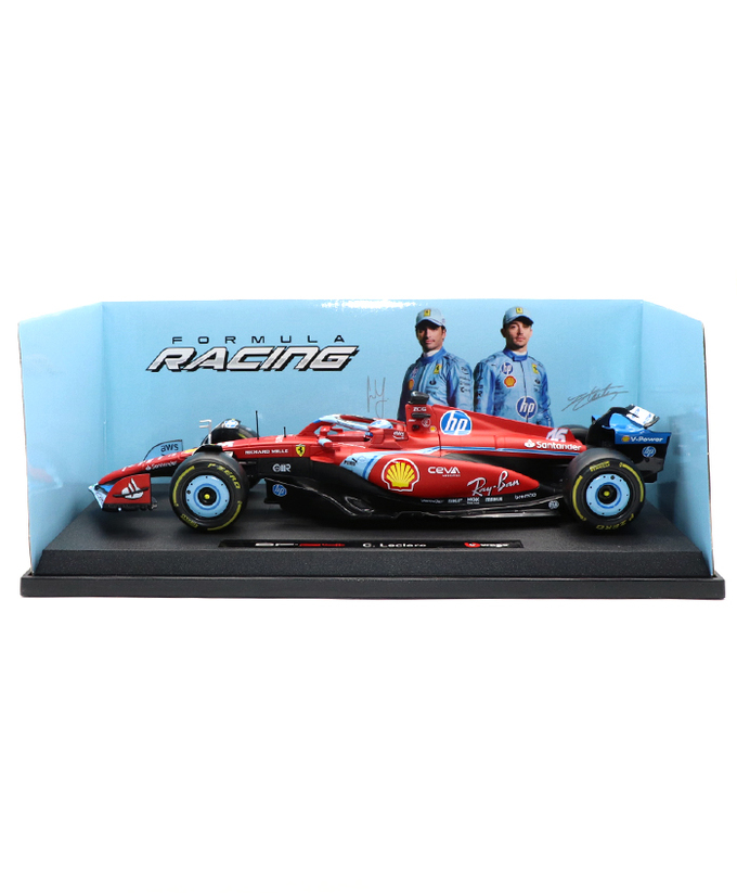 ブラゴ 1/18スケール フェラーリ SF24 シャルル・ルクレール 2024年 マイアミGP  /24f1m拡大画像