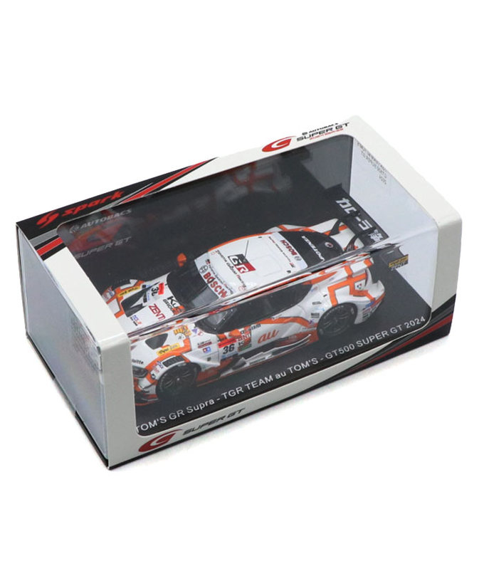 スパーク 1/43スケール au TOM'S GR Supra TGR TEAM au TOM'S NO.36 坪井翔 / 山下健太 スーパーGT 2024年 GT500拡大画像