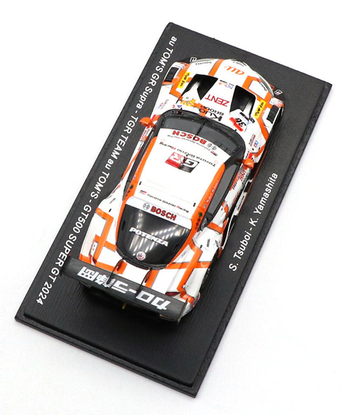 スパーク 1/43スケール au TOM'S GR Supra TGR TEAM au TOM'S NO.36 坪井翔 / 山下健太 スーパーGT 2024年 GT500拡大画像