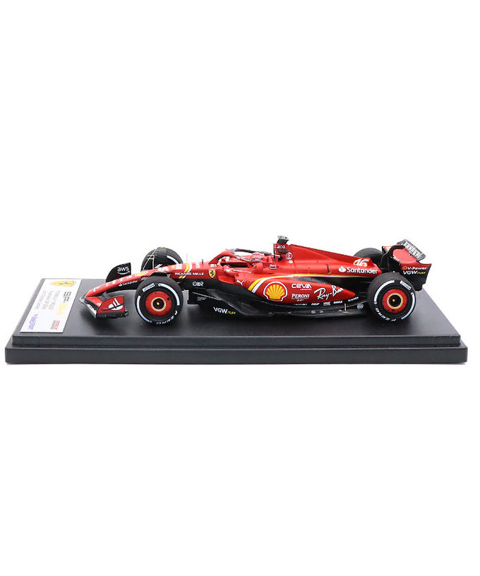 ルックスマート 1/43スケール フェラーリ SF24 シャルル・ルクレール 2024年 オーストラリアGP 2位入賞/24f1m拡大画像