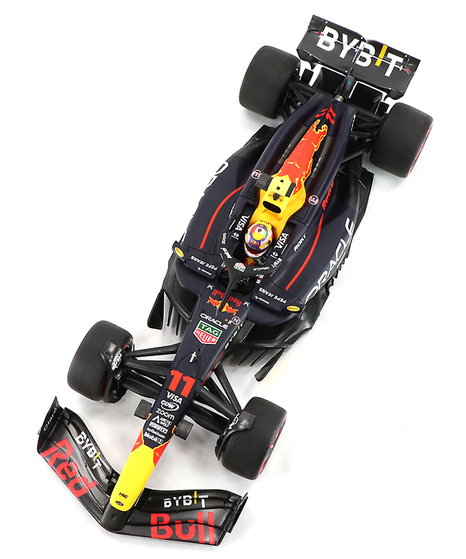 ミニチャンプス 1/18スケール オラクル レッドブル レーシング ホンダ RB20 セルジオ・ペレス 2024年 バーレーンGP /24f1m拡大画像