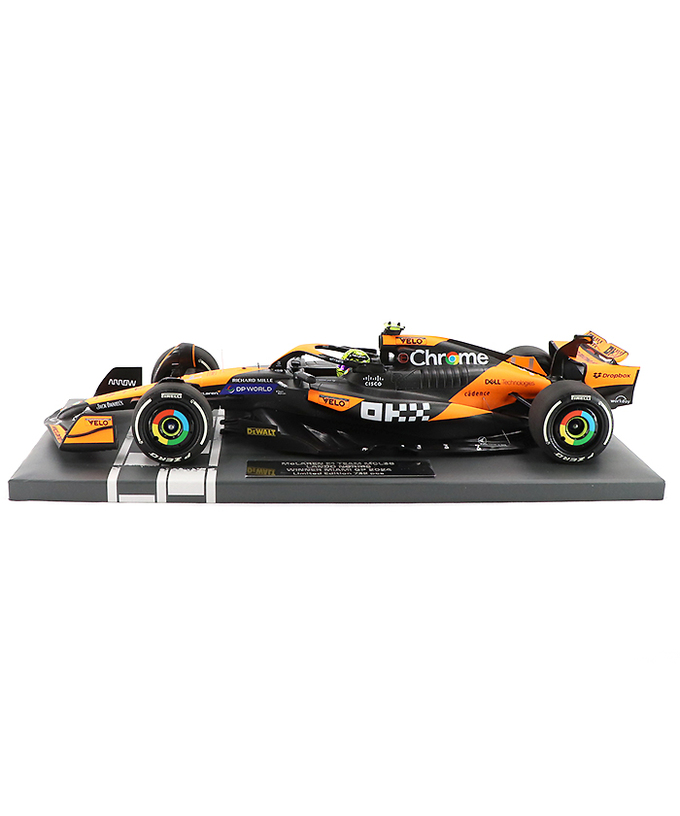 ミニチャンプス 1/18スケール マクラーレン F1 チーム MCL38 ランド・ノリス 2024年 マイアミGP 優勝 /24f1m拡大画像