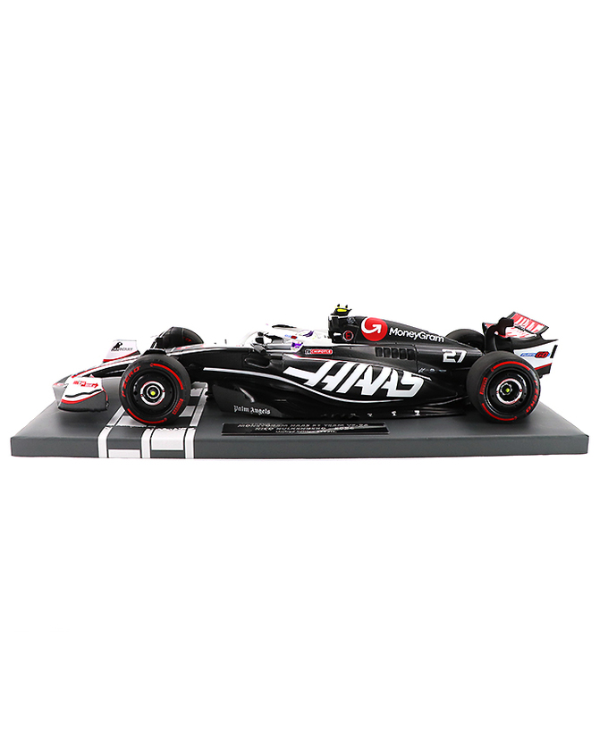 ミニチャンプス 1/18スケール マネーグラム ハース F1 チーム VF-24 ニコ・ヒュルケンベルグ 2024年 /24f1m拡大画像