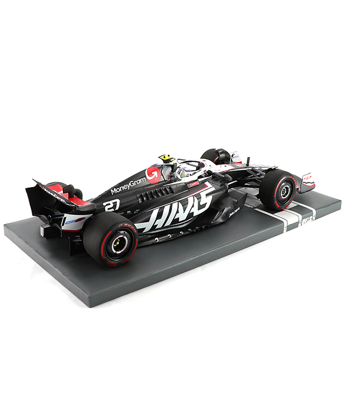 ミニチャンプス 1/18スケール マネーグラム ハース F1 チーム VF-24 ニコ・ヒュルケンベルグ 2024年 /24f1m拡大画像