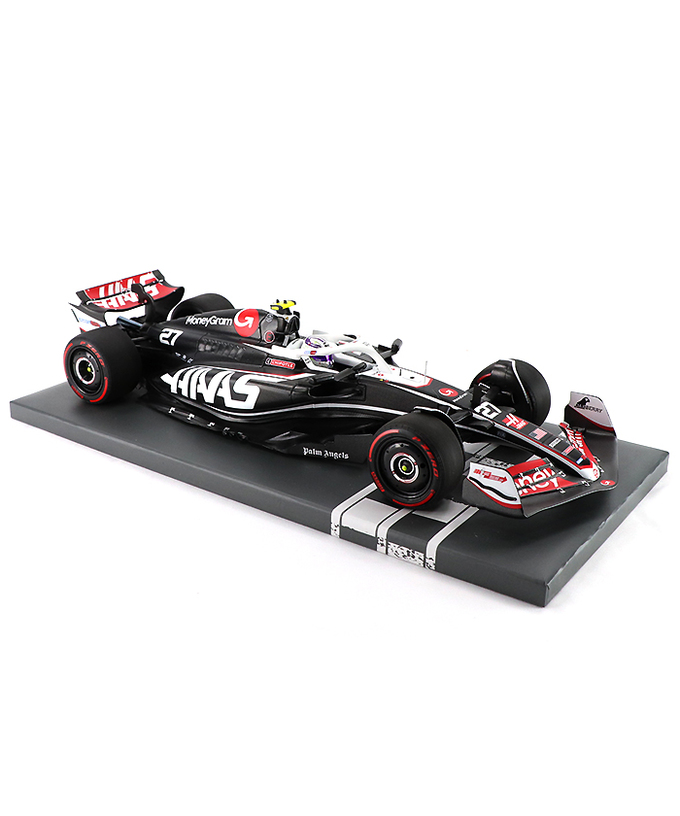 ミニチャンプス 1/18スケール マネーグラム ハース F1 チーム VF-24 ニコ・ヒュルケンベルグ 2024年 /24f1m拡大画像