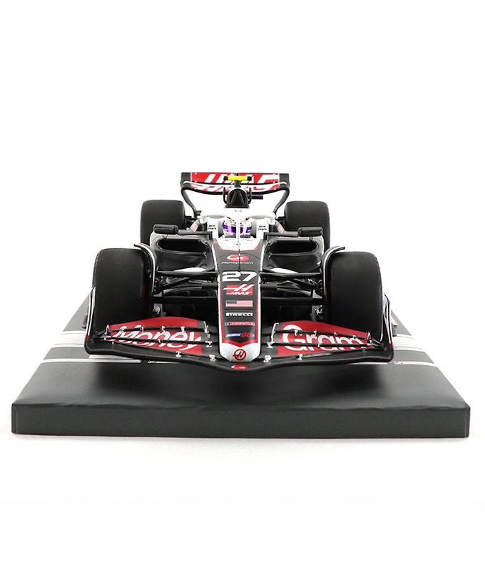 ミニチャンプス 1/18スケール マネーグラム ハース F1 チーム VF-24 ニコ・ヒュルケンベルグ 2024年 /24f1m拡大画像