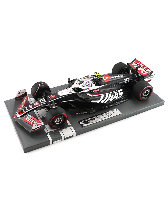 ミニチャンプス 1/18スケール マネーグラム ハース F1 チーム VF-24 ニコ・ヒュルケンベルグ 2024年 /24f1m拡大画像