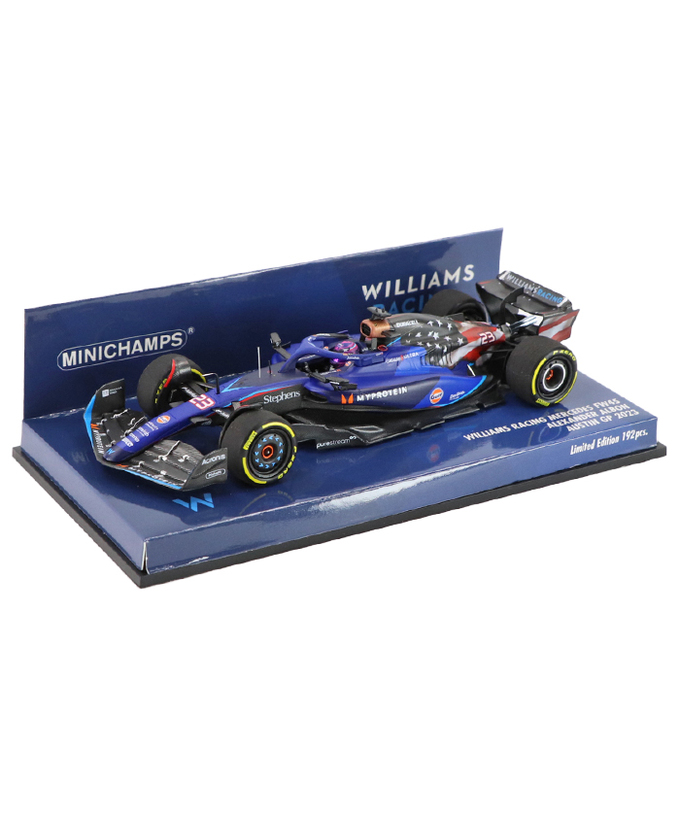 ミニチャンプス 1/43スケール ウィリアムズ レーシング FW45 アレクサンダー・アルボン 2023年 オースティンGP拡大画像