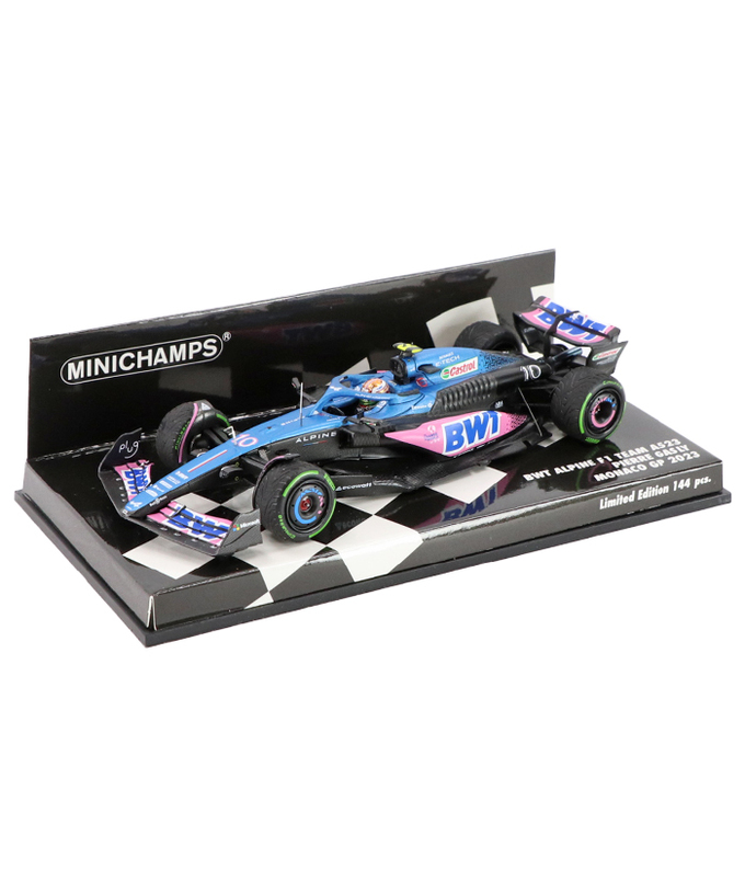 ミニチャンプス 1/43スケール BWT アルピーヌ F1 チーム A523 ピエール・ガスリー 2023年 モナコGP拡大画像