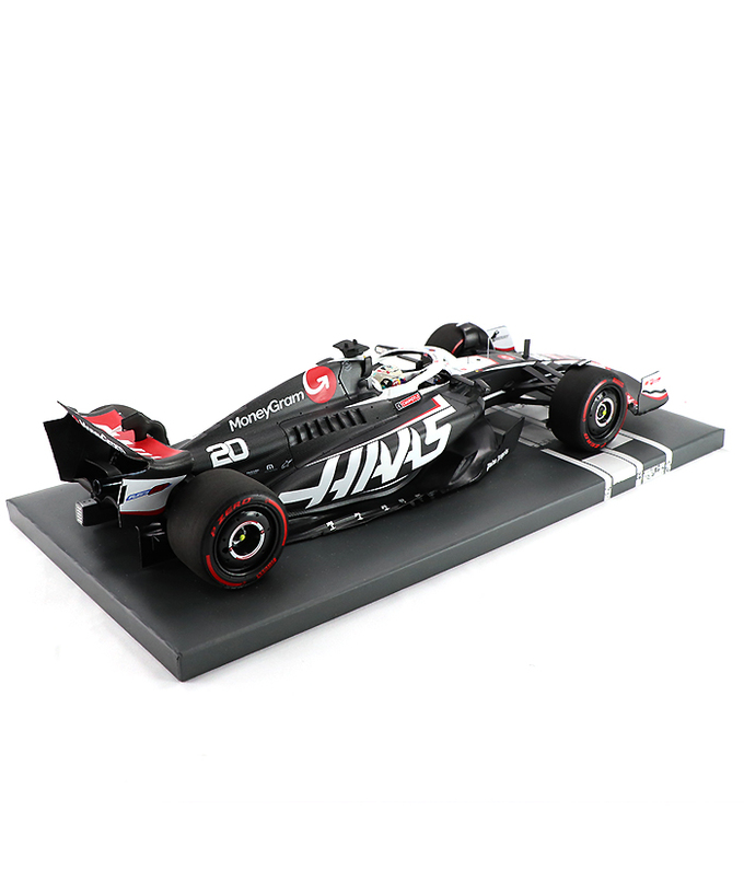 ミニチャンプス 1/18スケール マネーグラム ハース F1 チーム VF-24 ケビン・マグヌッセン 2024年 /24f1m拡大画像