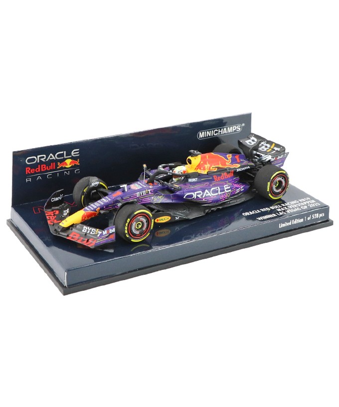 ミニチャンプス 1/43スケール オラクル レッドブル レーシング ホンダ RB19 マックス・フェルスタッペン 2023年 ラスベガスGP 優勝拡大画像