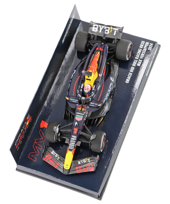 ミニチャンプス 1/43スケール オラクル レッドブル レーシング ホンダ RB20 マックス・フェルスタッペン 2024年 /24f1m拡大画像