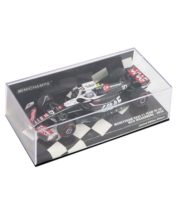 ミニチャンプス 1/43スケール マネーグラム ハース F1 チーム VF-24 ニコ・ヒュルケンベルグ 2024年 /24f1m拡大画像