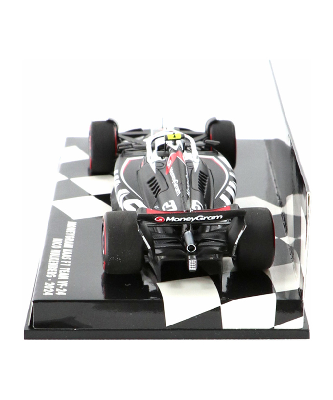 ミニチャンプス 1/43スケール マネーグラム ハース F1 チーム VF-24 ニコ・ヒュルケンベルグ 2024年 /24f1m拡大画像