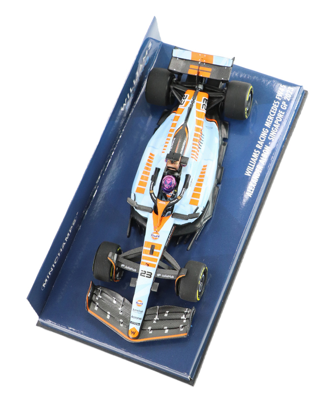 ミニチャンプス 1/43スケール ウィリアムズ レーシング FW45 アレクサンダー・アルボン 2023年 シンガポールGP拡大画像