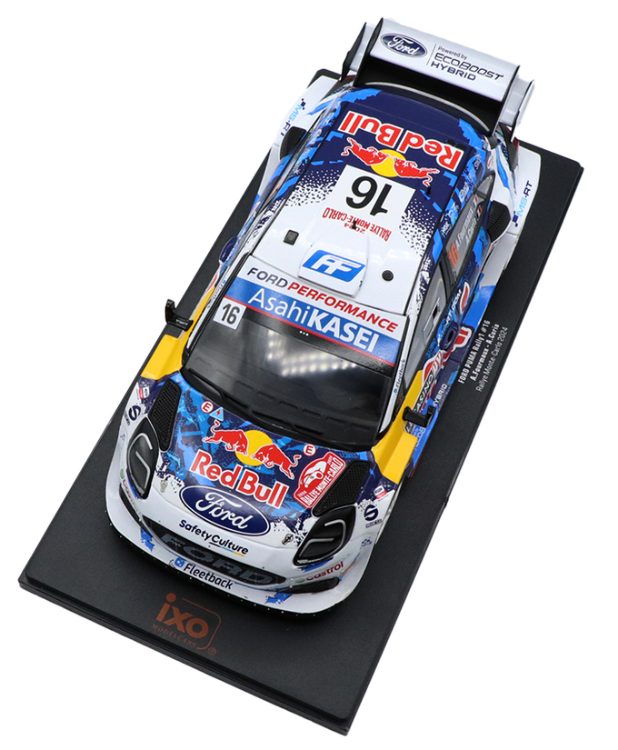 イクソ 1/18スケール フォード PUMA Rally1 NO.16 A.Fourmaux/A.Coria 2024年モンテカルロ ラリー拡大画像