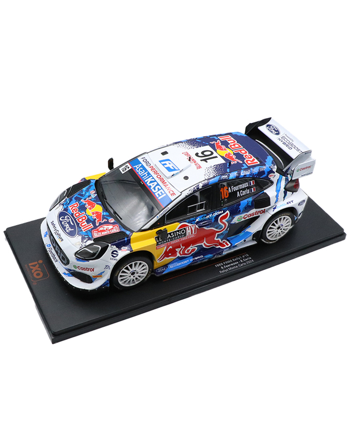 イクソ 1/18スケール フォード PUMA Rally1 NO.16 A.Fourmaux/A.Coria 2024年モンテカルロ ラリー拡大画像