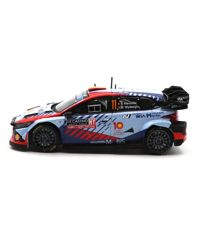 イクソ 1/43スケール ヒョンデ i20 n Rally1 NO.11  T.Neuville / M.Wydaeghe 2024年 モンテカルロラリー 優勝拡大画像