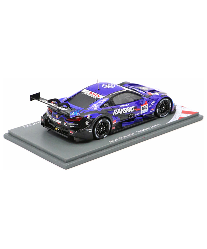 スパーク 1/43スケール レイブリック NSX-GT チームクニミツ No.100 山本尚貴 / 牧野任祐 2020年 スーパーGT GT500 チャンピオンボード付き拡大画像