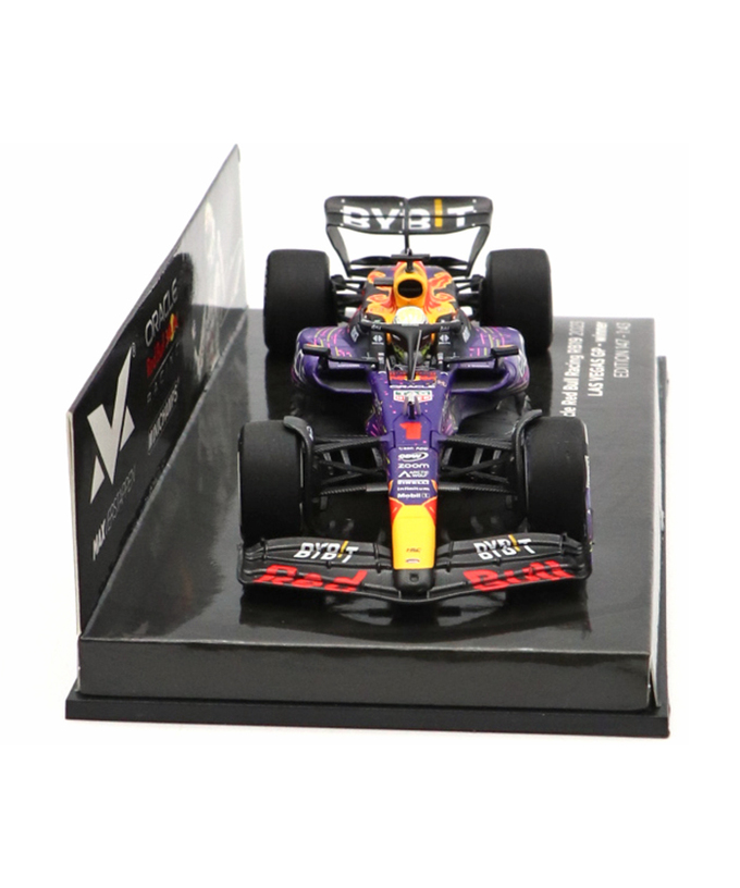 フェルスタッペン 別注 ミニチャンプス 1/43スケール オラクル レッドブル レーシング ホンダ RB19 マックス・フェルスタッペン 2023年 ラスベガスGP 優勝 /ARB/23f1m拡大画像